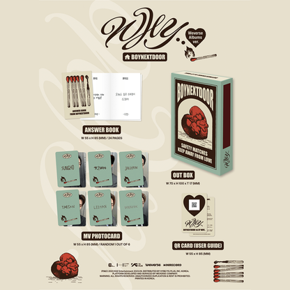 BOYNEXTDOOR - 1st EP - WHY.. - Weverse album version
