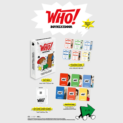 BOYNEXTDOOR - 1st single - WHO! - Weverse album version