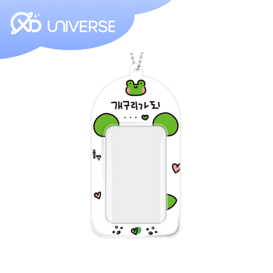Become a Frog Photocard Holder Keychain