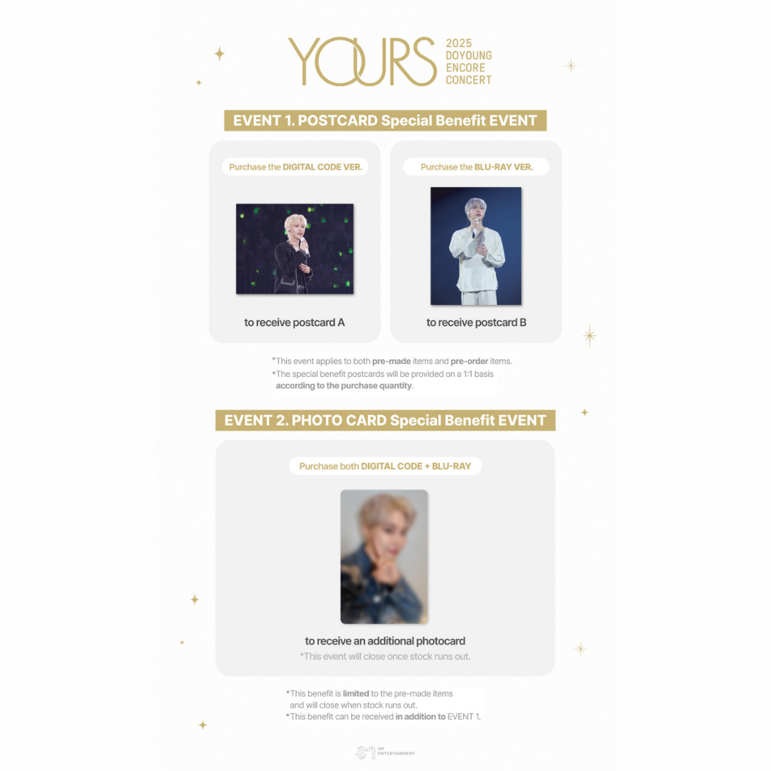 [PREORDER] DOYOUNG ENCORE CONCERT [Yours] DIGITAL CODE & BLU-RAY