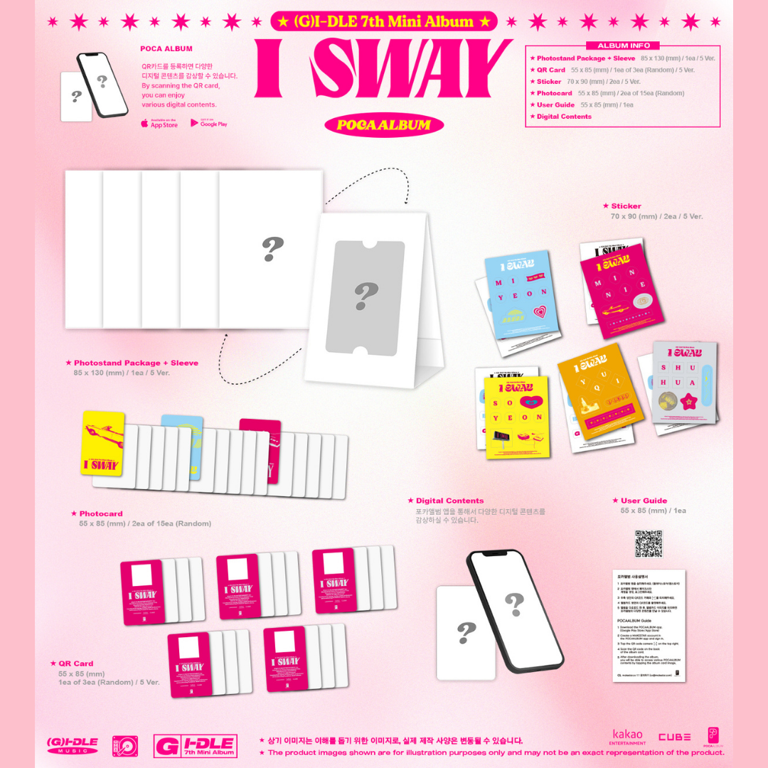 (G)I-DLE - 7th Mini Album - I Sway - Pocaalbum version