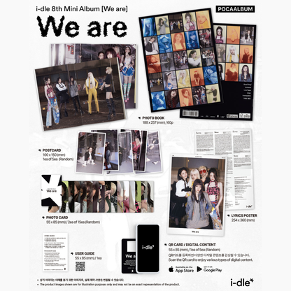 I-DLE - 8th Mini Album - We Are - Pocaalbum version
