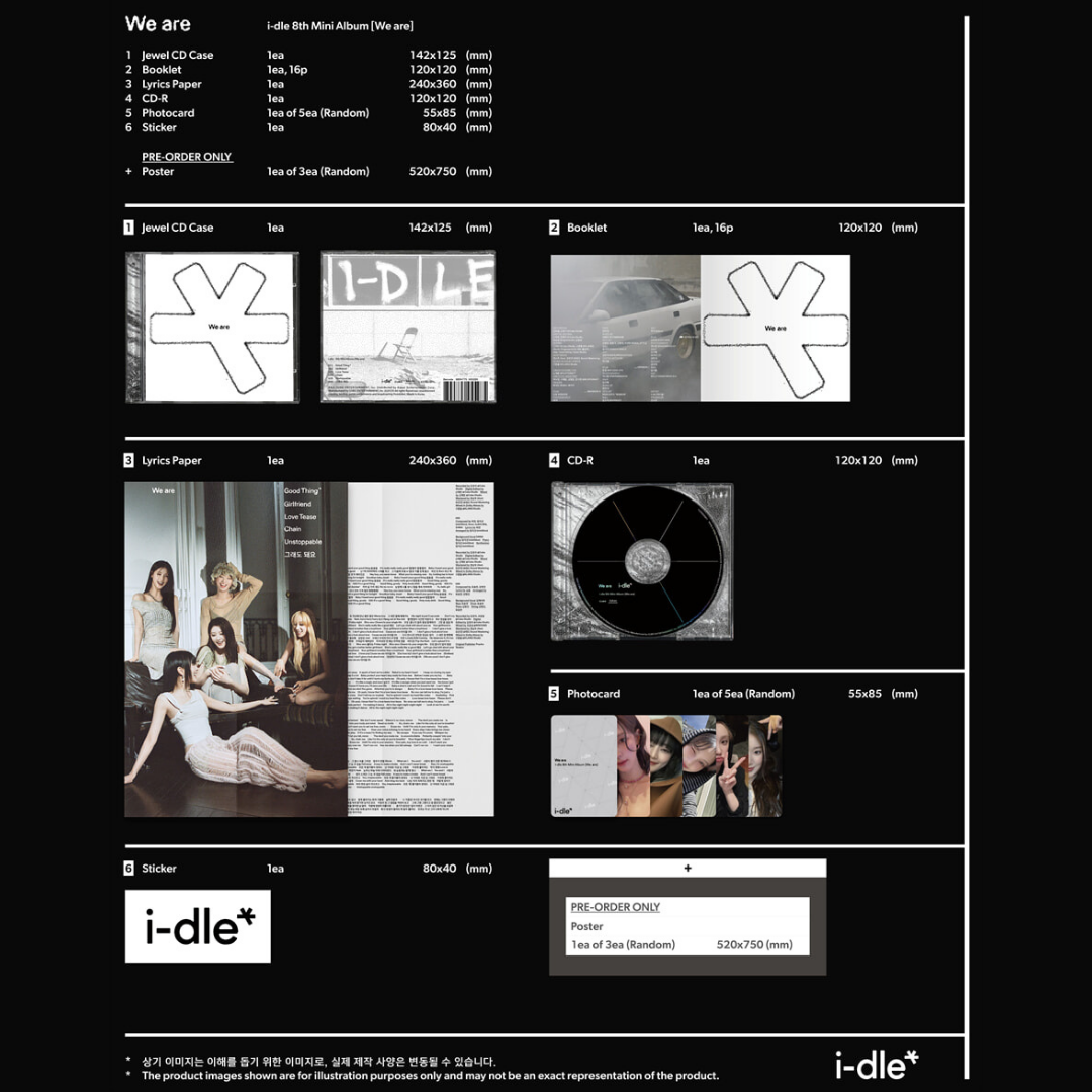I-DLE - 8th Mini Album - We Are - Special Jewel version