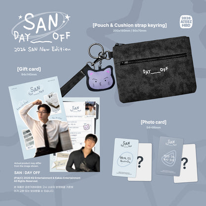 [PREORDER DEADLINE 15/7] ATEEZ SAN BIRTHDAY MD '[SAN] : DAY OFF'