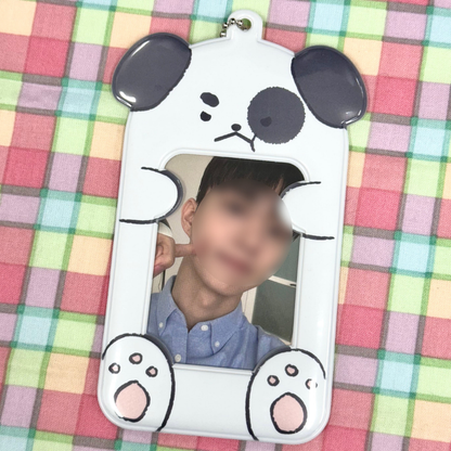Hug Pidori Baduki Photocard Holder Keychain