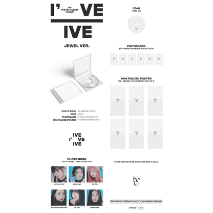 IVE - 1st Full album - I've IVE - Jewel version