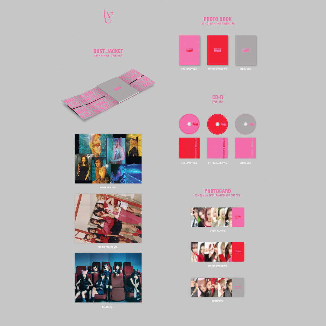IVE - 1st Mini album - I’ve Mine - PHOTOBOOK VER