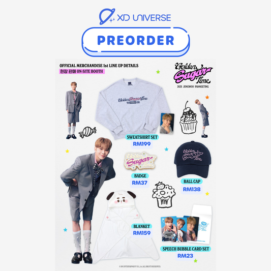 [PREORDER] 2025 JUNGWOO FANMEETING [Golden Sugar Time] OFFICIAL MD