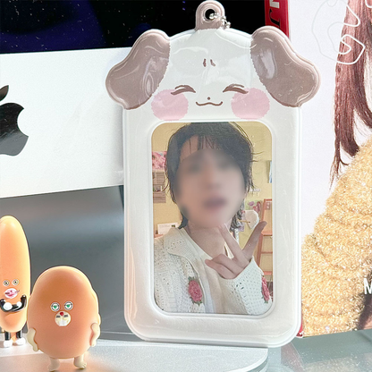 Jelly Balgre Puppy Photocard Holder Keychain