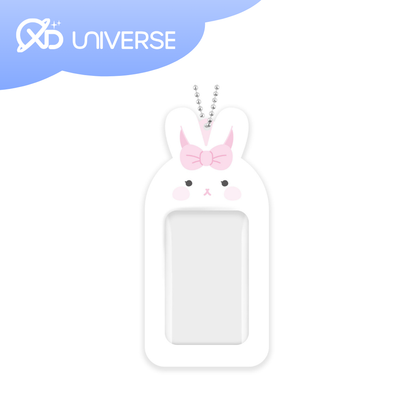 DUCKY WORLD - TRANSPARENT WHITE BUNNY RIBBON HOLDER
