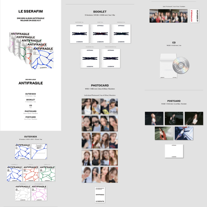 LESSERAFIM - Mini 2 - ANTIFRAGILE - Compact version
