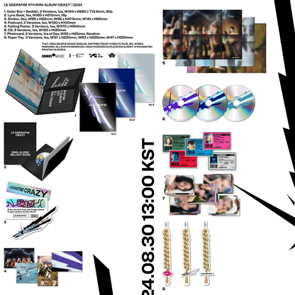 LE SSERAFIM - Mini 4 - CRAZY - PB version