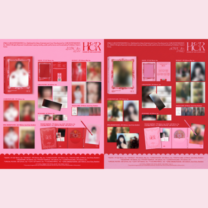Minnie - 1st Mini Album - HER - Red & Pink version