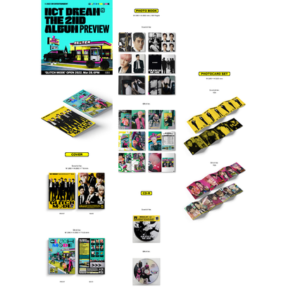NCT DREAM 2nd MINI ALBUM - GLITCH MODE - PHOTOBOOK - GLITCH / SCRATCH VER