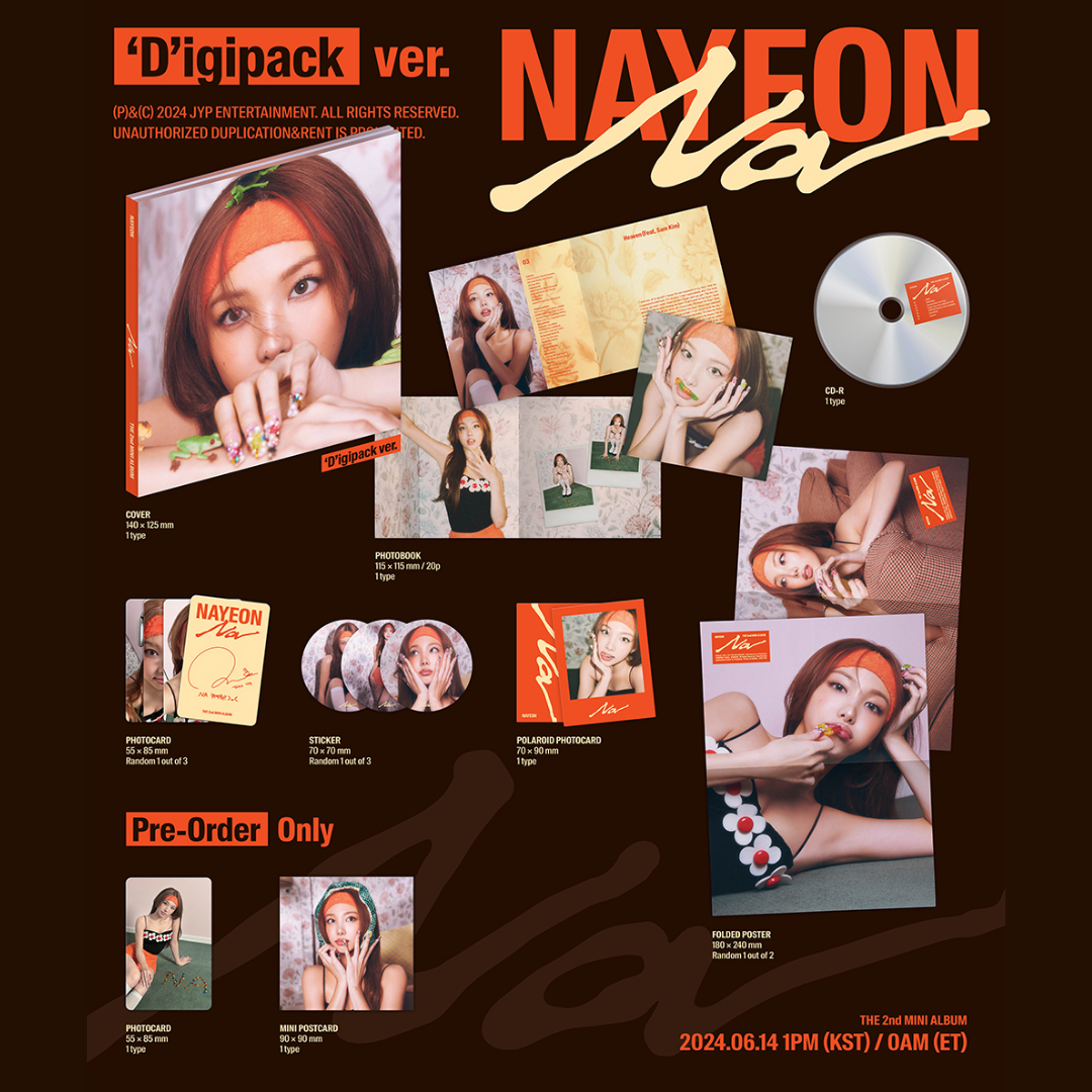 Nayeon - 2nd Mini album - IM NAYEON - Digipack version