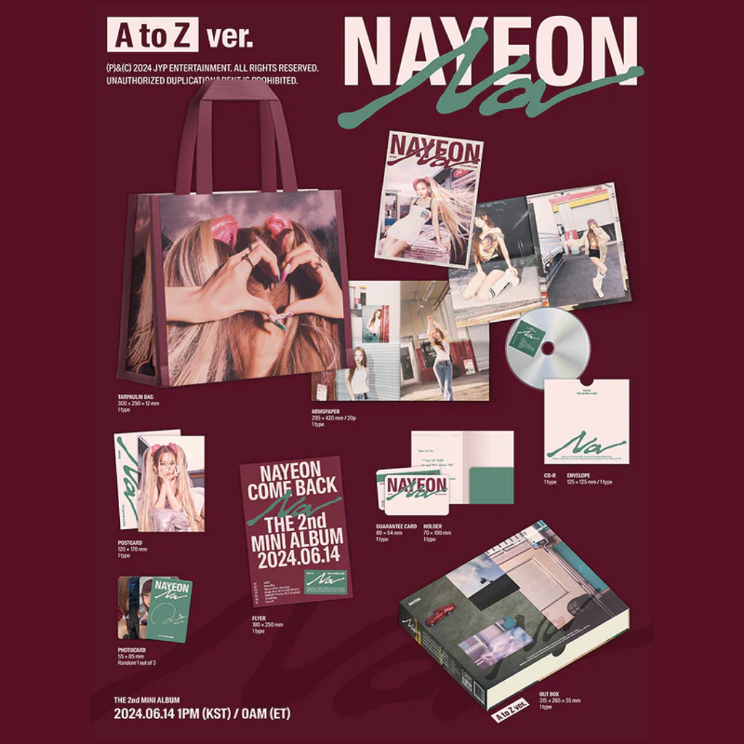 Nayeon - 2nd Mini album - IM NAYEON - Limited A to Z version