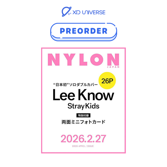 [PREORDER] STRAY KIDS LEE KNOW NYLON JAPAN Magazine [April 2026 Issue]