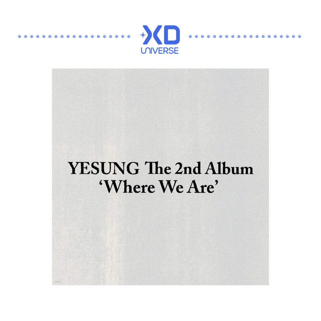 [PREORDER DEADLINE 3/10] SUPER JUNIOR Yesung 2nd Full Album 'Where We Are' - QR Ver.