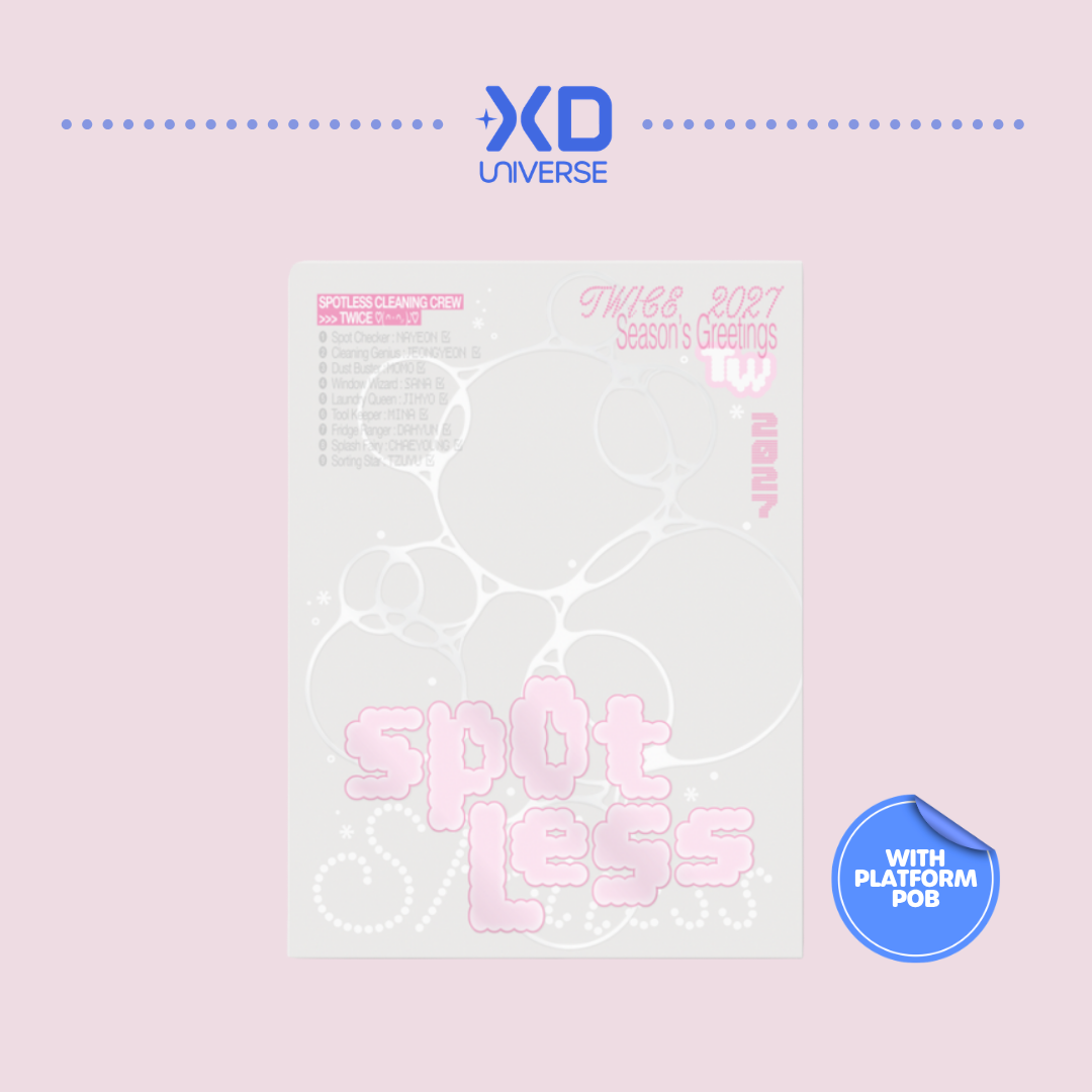 [PREORDER DEADLINE 12/10] TWICE 2027 Season's Greetings [Spotless]
