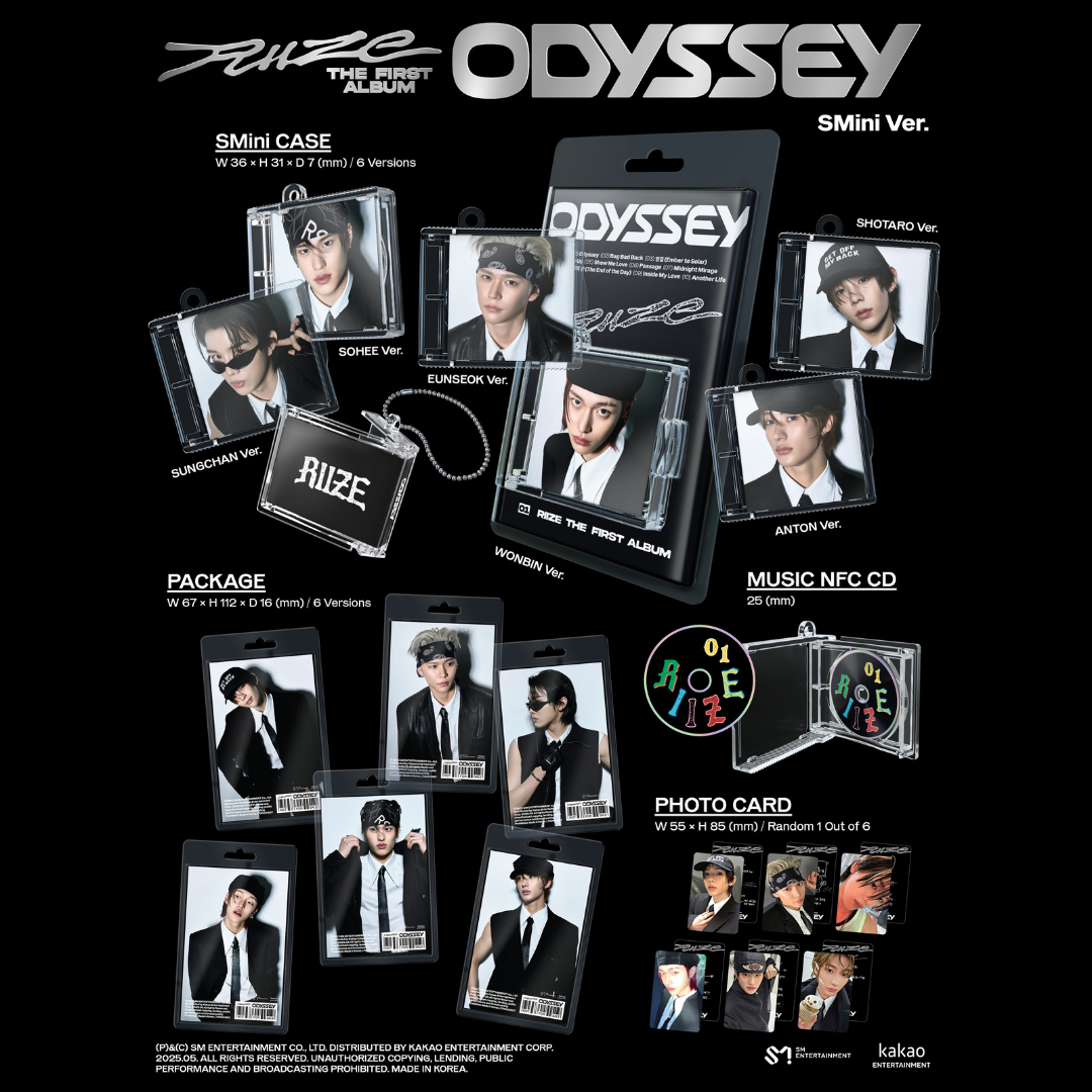 RIIZE - 1st Album - ODYSSEY - Smini ver