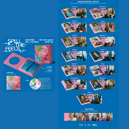 SEVENTEEN - 12th Mini Album - Spill the Feels - Carat version