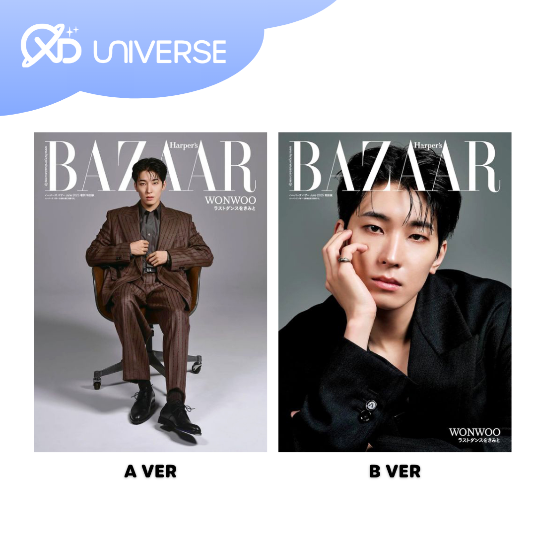 SEVENTEEN - WONWOO HARPER'S BAZAAR JAPAN MAGAZINE SPECIAL EDITION JUNE 2025