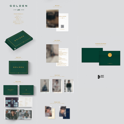 BTS - JUNGKOOK - GOLDEN - Weverse Album