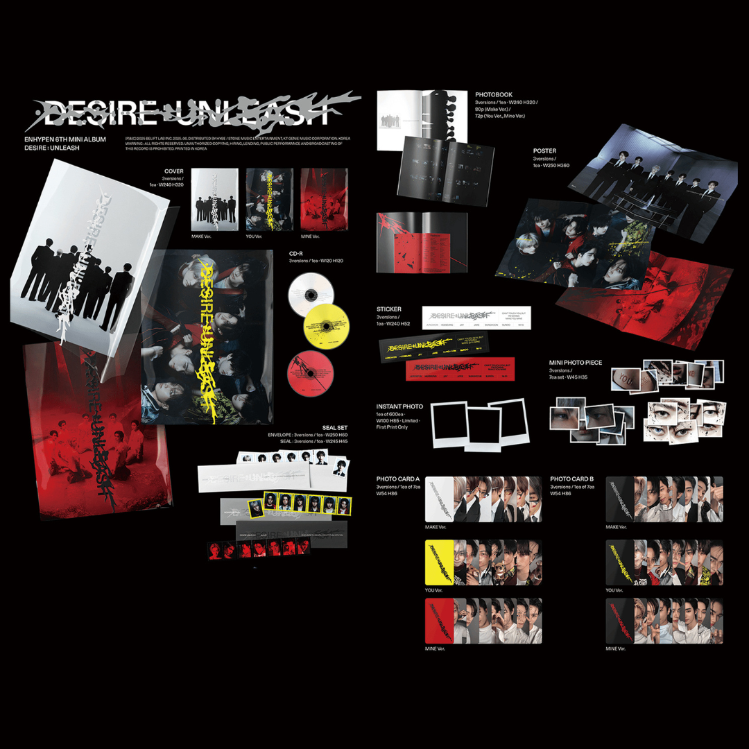 ENHYPEN - 6th mini album - DESIRE : UNLEASH - PB ver