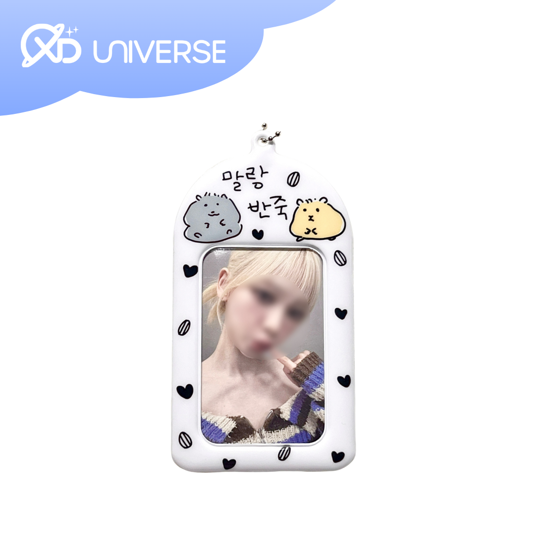 Soft Dough A Photo Card Holder Key Ring