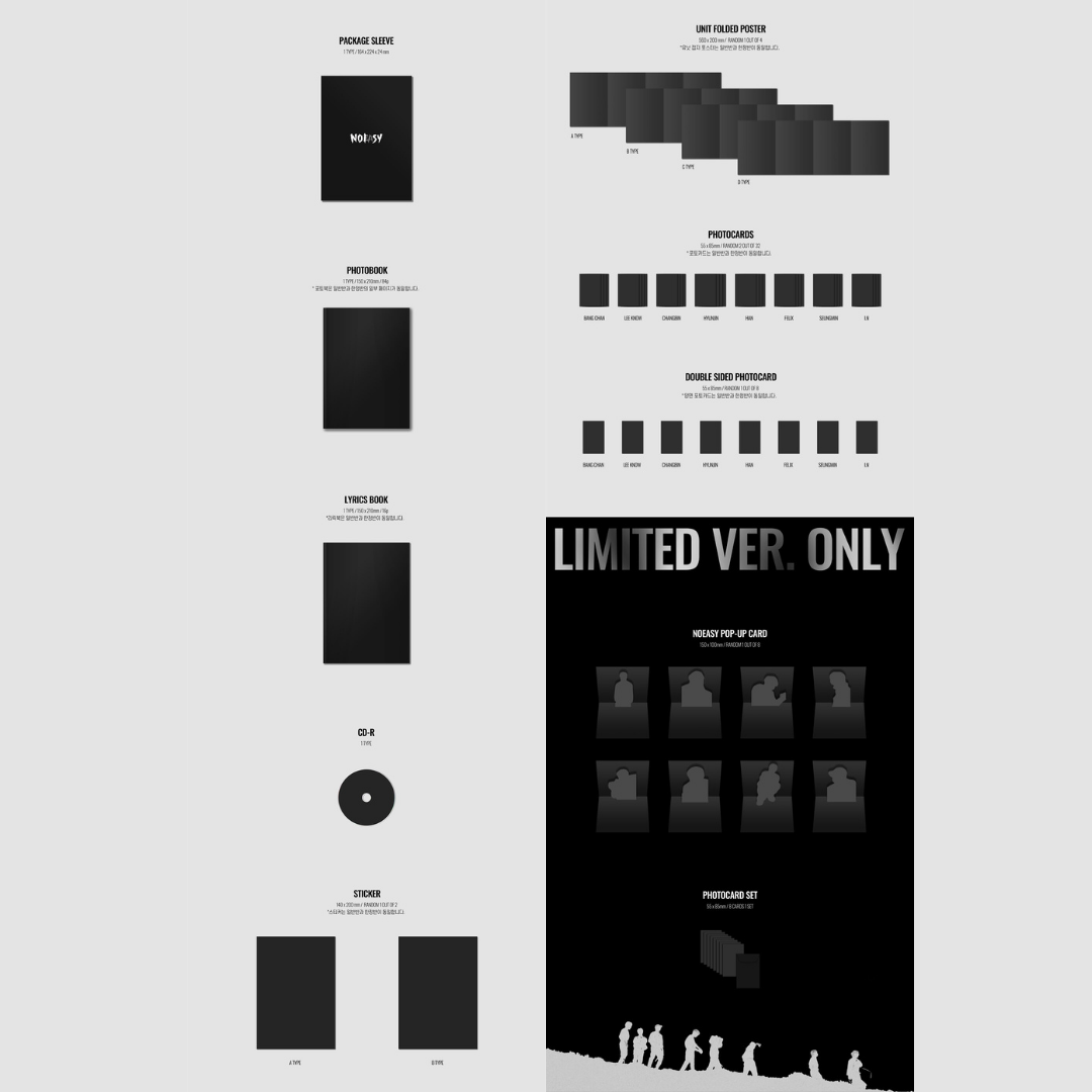 Stray Kids - 2nd studio - No Easy - Limited version