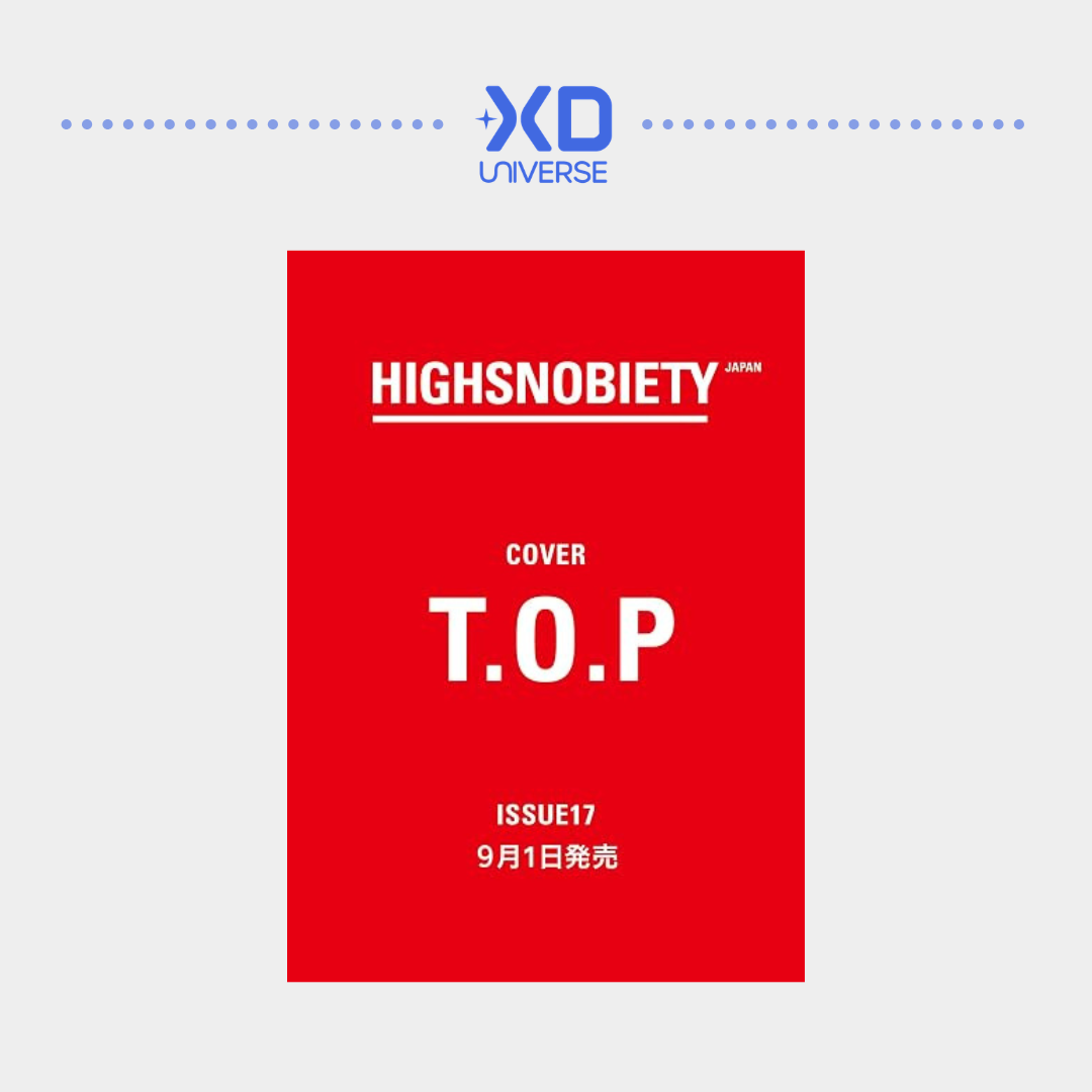 [PREORDER] T.O.P HIGHSNOBIETY JAPAN ISSUE17 MAGAZINE