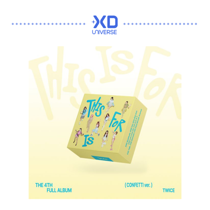 TWICE 4th Full Album [THIS IS FOR] (CONFETTI Ver.)