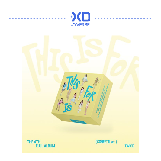 TWICE 4th Full Album [THIS IS FOR] (CONFETTI Ver.)