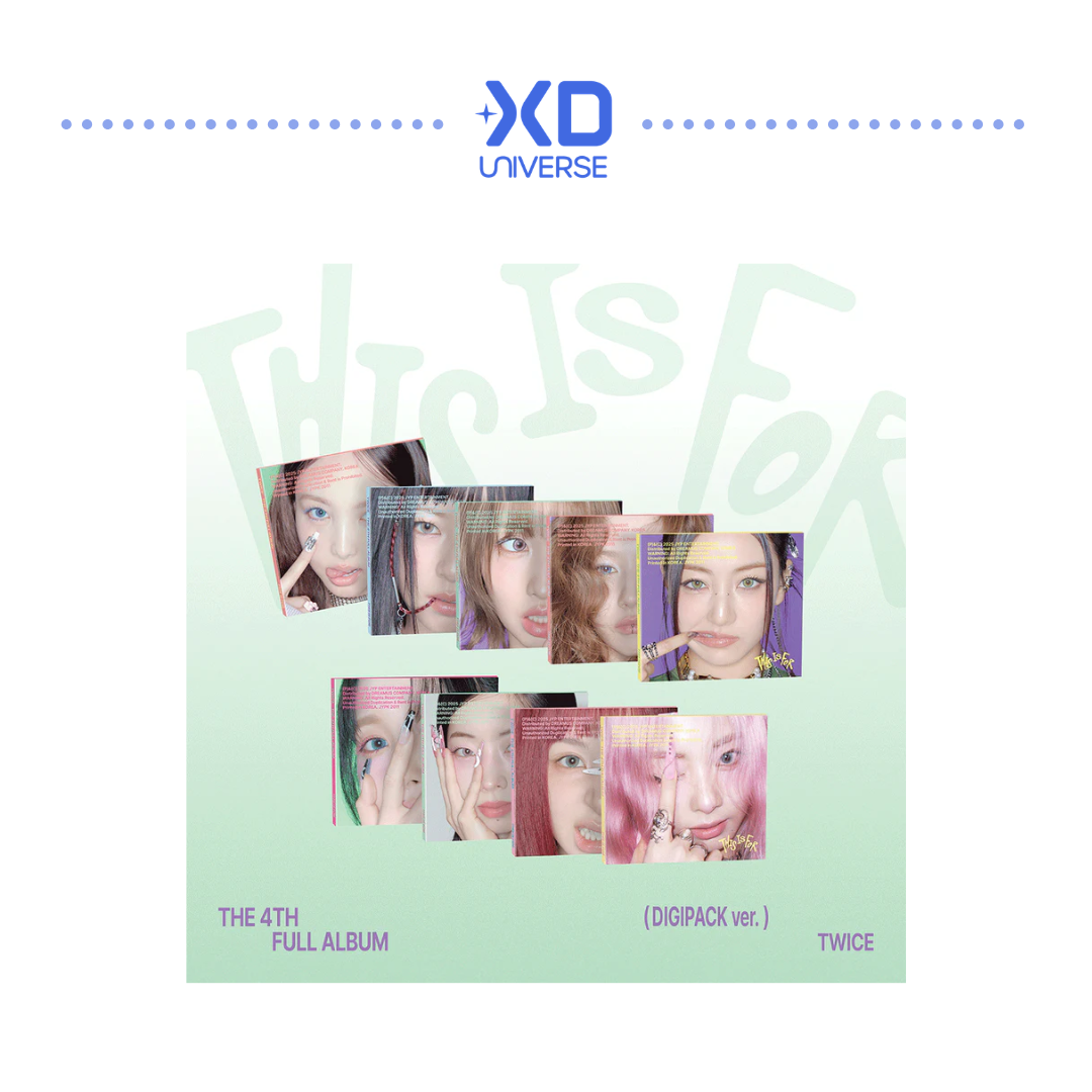 TWICE 4th Full Album [THIS IS FOR] Digipack Version