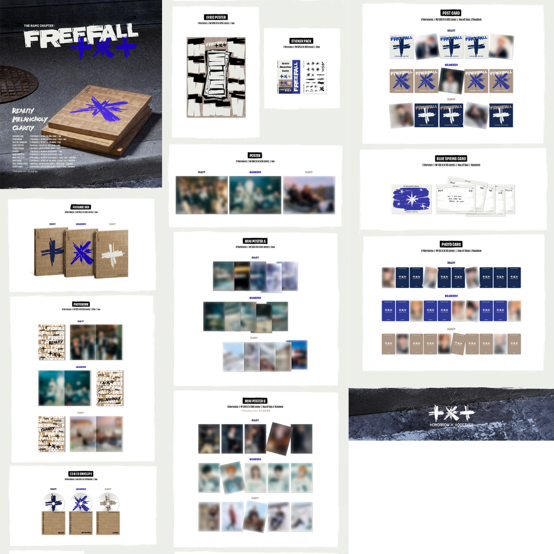 TXT - 3rd studio - The Name Chapter: FREEFALL - PB version