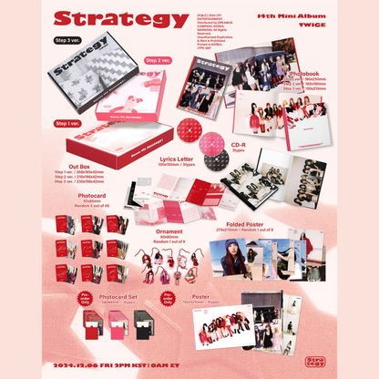 Twice - 14th Mini album - Strategy - PB version
