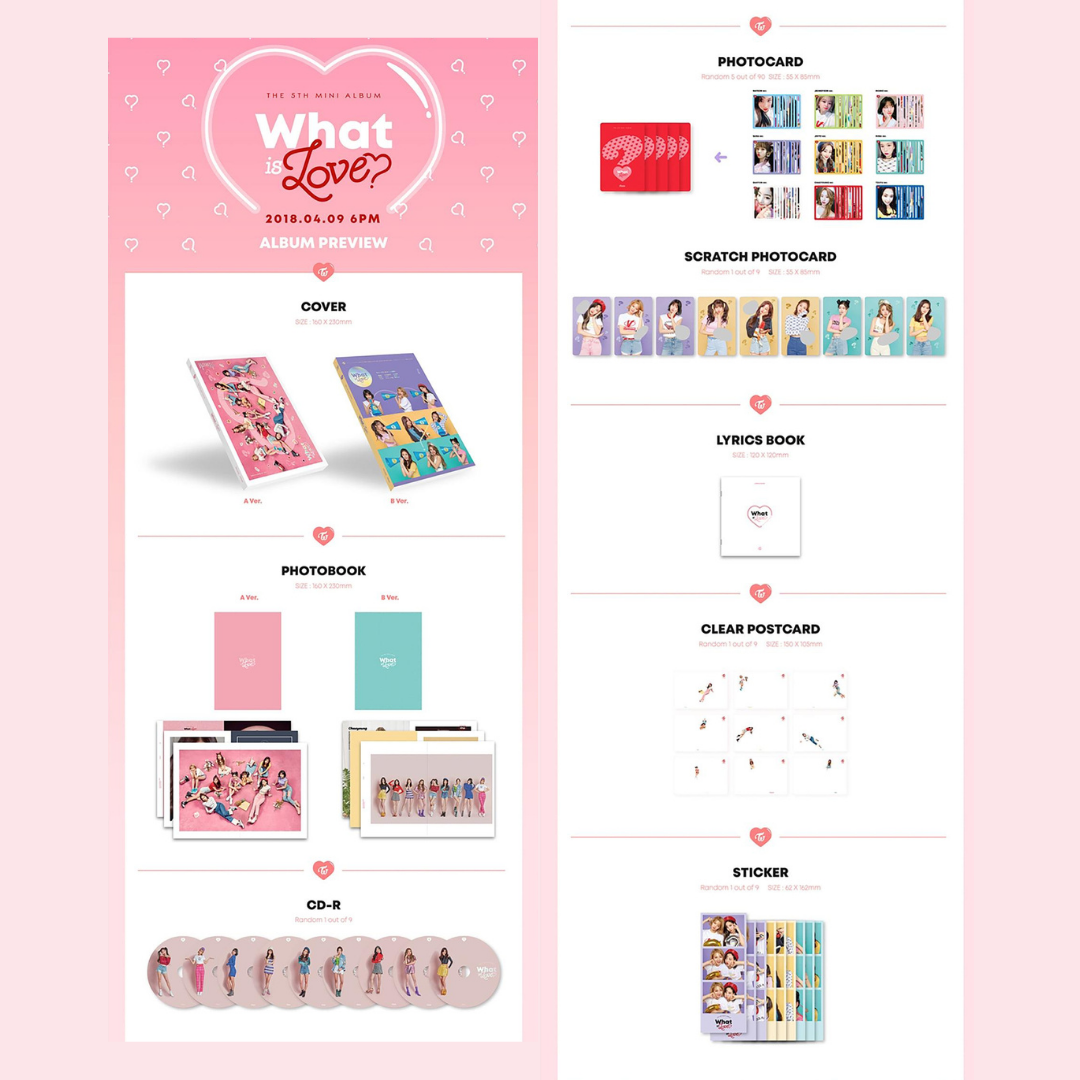 Twice - 5th Mini album - What Is Love