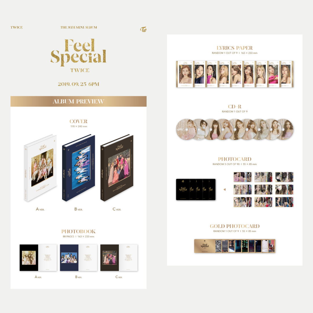 Twice - 8th Mini album - Feel Special