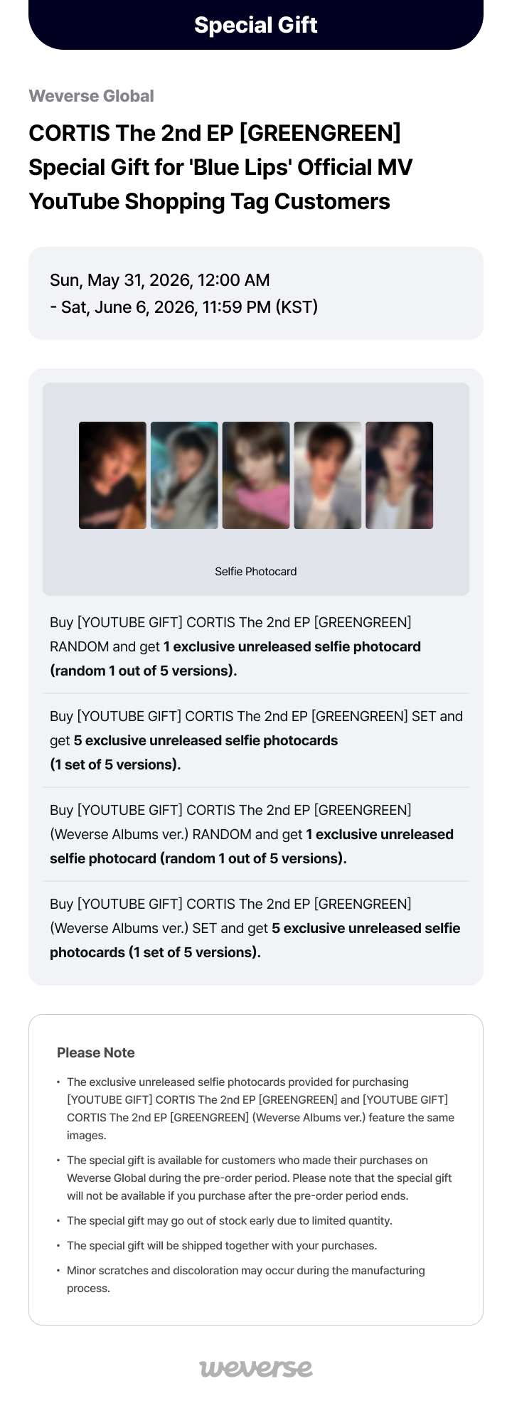 CORTIS The 2nd EP [GREENGREEN] Weverse Albums Ver