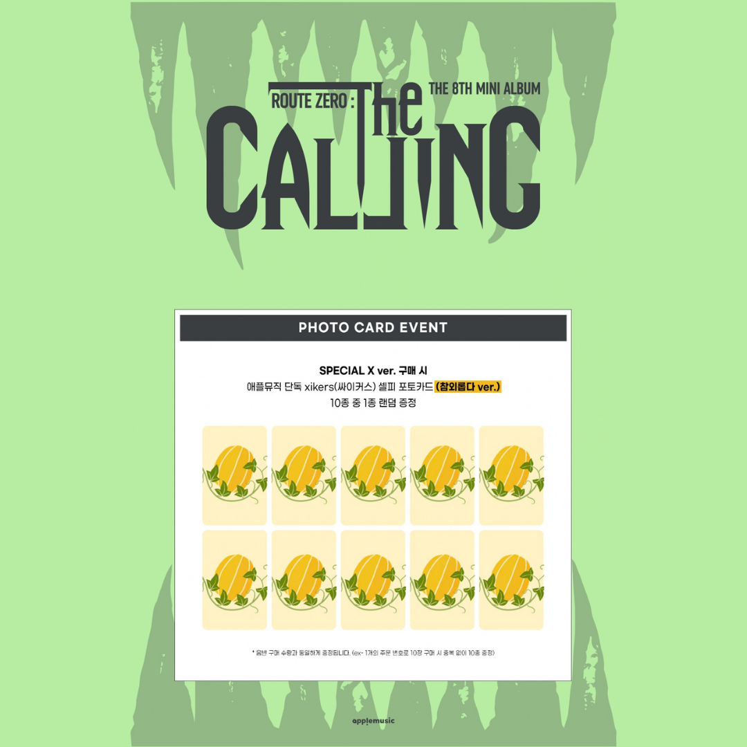 [PREORDER DEADLINE 30/10] xikers 8TH MINI ALBUM 'ROUTE ZERO : The CALLING' - Special X ver.