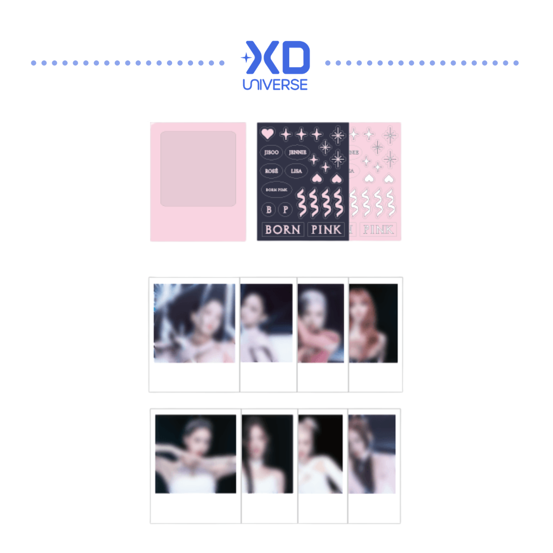 [BORNPINK] BLACKPINK POLAROID PHOTO + STICKER SET