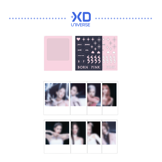 [BORNPINK] BLACKPINK POLAROID PHOTO + STICKER SET