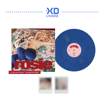 BLACKPINK ROSE 1st Studio Album [ ROSIE ] Vinyl LP - Vampirehollie Edition Blue