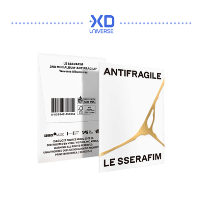 LE SSERAFIM - 2nd Mini Album [ANTIFRAGILE] (Weverse Albums Ver.)