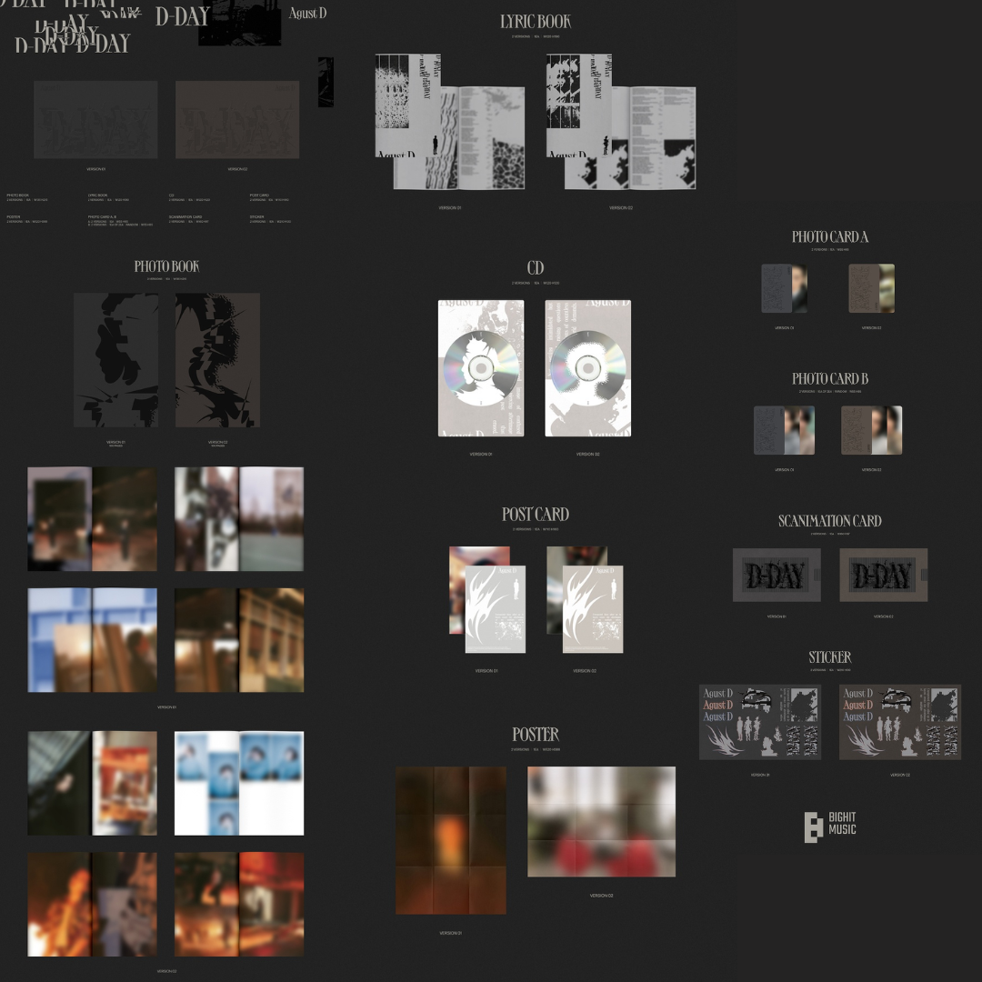 BTS - AGUST D - D'DAY - Standard ver