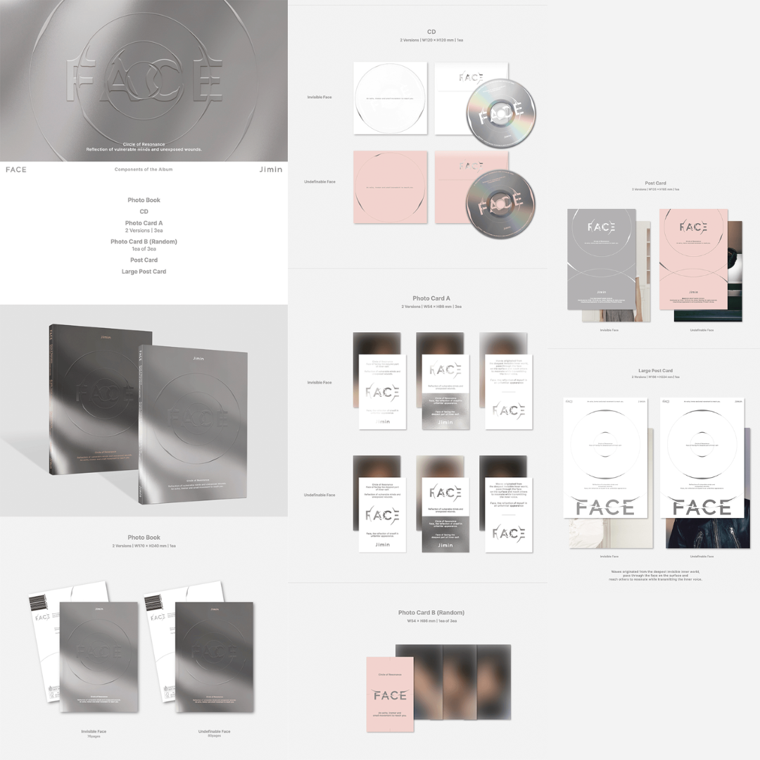 BTS - JIMIN - FACE - Weverse album ver