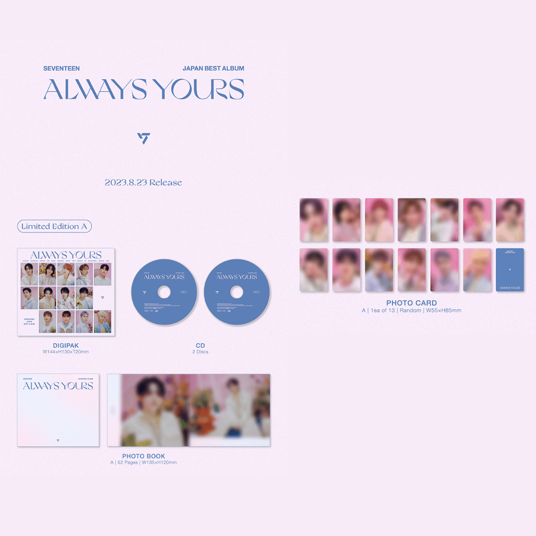 SEVENTEEN JAPAN BEST ALBUM ALWAYS YOURS