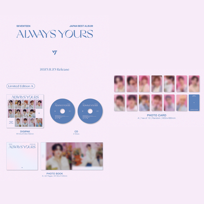 SEVENTEEN JAPAN BEST ALBUM ALWAYS YOURS