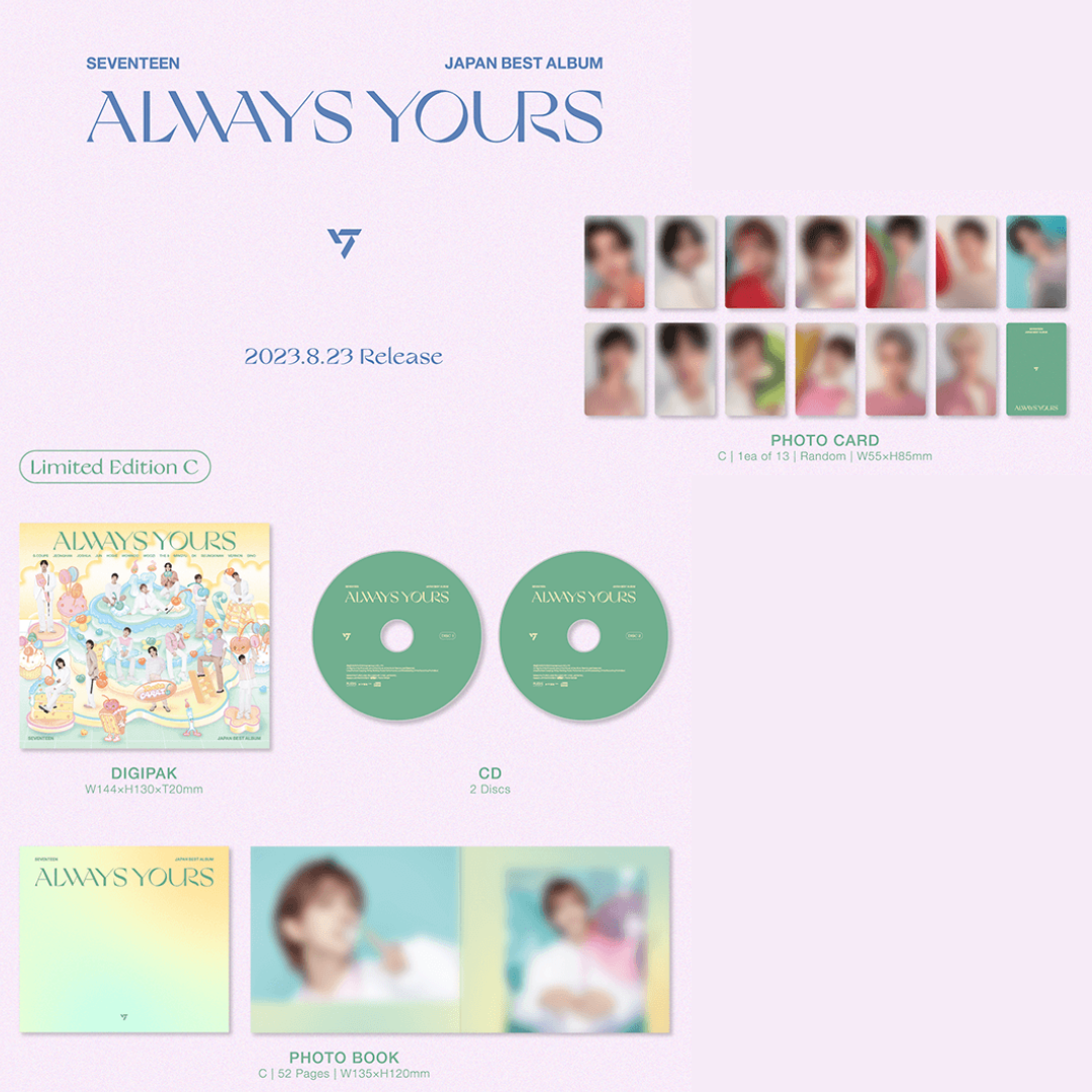 SEVENTEEN JAPAN BEST ALBUM ALWAYS YOURS