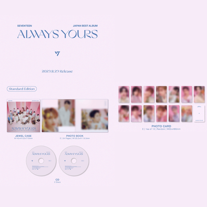 SEVENTEEN JAPAN BEST ALBUM ALWAYS YOURS
